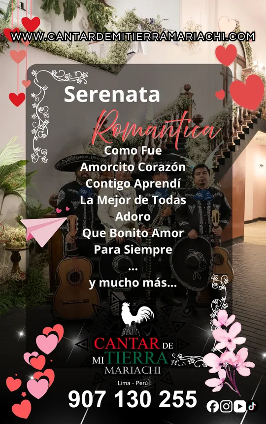 Serenata Romántica - CANTAR DE MI TIERRA MARIACHI
